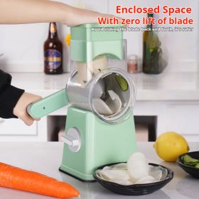 Kitchen Vegetable Slicerwhite (Color: green)